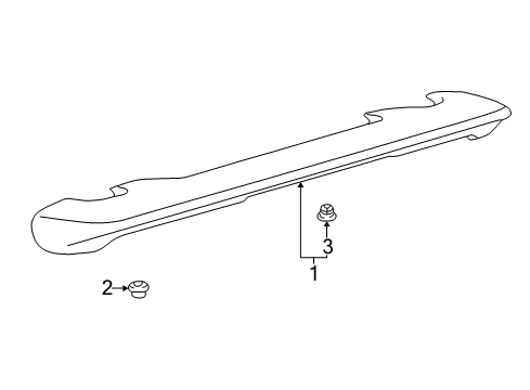 2005 Toyota Sequoia Rear Spoiler Diagram