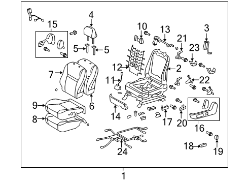 2013 Toyota Corolla Power Seats Diagram