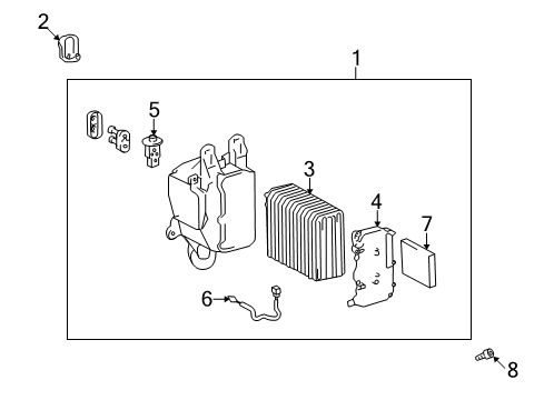 Valve, Cooler Expansion Diagram for 88515-02100
