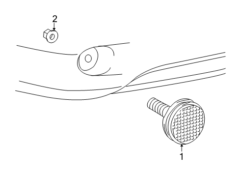 2009 Toyota Corolla Rear Reflector Diagram