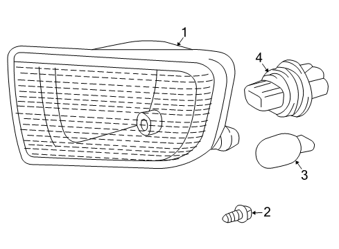 2004 Toyota 4Runner Signal Lamps Diagram