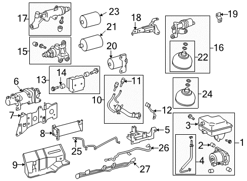Plug, Breather (For Front Differential), Driver Side Diagram for 90930-03159