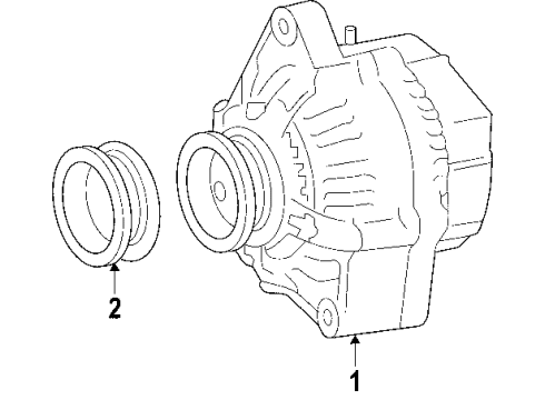 2008 Scion tC Alternator Diagram 1 - Thumbnail