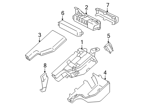 2009 Toyota Prius Electrical Components Diagram 4 - Thumbnail