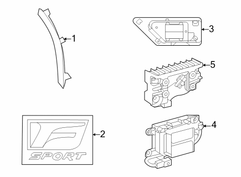 Sensor Assembly, Lidar Advanced Drive, Side Passenger Side Diagram for 881M0-0W011
