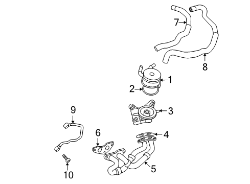 2009 Toyota Sienna Oil Cooler Diagram