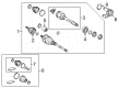 Scion Axle Shaft Diagram - 43420-0R082
