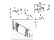 Toyota Coolant Reservoir Hose Diagram - 16261-28070