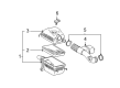 Toyota Sequoia Air Intake Coupling Diagram - 17880-AC010