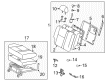 Toyota Matrix Seat Cushion Diagram - 71612-01010
