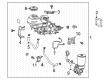Toyota Brake Booster Vacuum Hose Diagram - 44773-42200