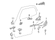 Toyota Sequoia Rear Passenger Door Handle Latch Diagram - 69305-0C010