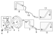 Scion Brake Booster Vacuum Hose Diagram - SU003-06244