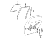 Toyota Matrix Window Run Diagram - 68152-01040