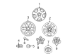 Toyota Highlander Spare Wheel Diagram - 42611-48280