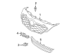 Toyota Corolla Grille Diagram - 53111-02450
