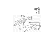 Toyota Camry Glove Box Diagram - 55303-AA020-B1