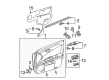2012 Toyota Avalon Door Seal Diagram - 68172-AC010