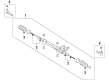 Toyota Tacoma Rack and Pinion Boot Diagram - 45535-04030