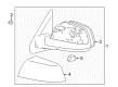 Toyota Tundra Car Mirror Diagram - 87906-0C110