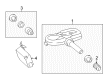 Toyota Highlander TPMS Sensor Diagram - 42607-0R010