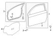 Scion iQ Weather Strip Diagram - 67862-74010