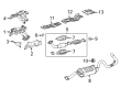 Toyota Tacoma Exhaust Heat Shield Diagram - 17167-75190