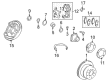 Toyota Land Cruiser Brake Line Diagram - 90947-02F37