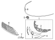 2022 Toyota Sienna Grille Diagram - 53102-08090