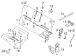 Toyota GR86 Seat Cover Diagram - SU003-10403