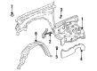 Toyota T100 Wheelhouse Diagram - 53875-34010