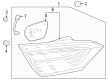 Toyota Camry Back Up Light Diagram - 81580-06630