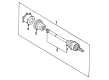 Toyota Cressida Axle Shaft Diagram - 42340-22090