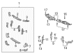 Toyota Camry Radiator Support Diagram - 53216-33120