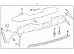Toyota Grand Highlander Spoiler Diagram - 76085-0E932