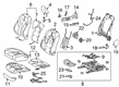 Toyota Avalon Seat Cover Diagram - 71071-07180-B2