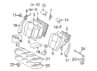 Toyota Prius Armrest Diagram - 72830-47060-E1