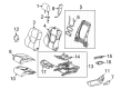 2023 Toyota Tundra Seat Cover Diagram - 71074-0CA10-C3