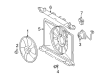 Toyota Matrix Fan Shroud Diagram - 16712-0T020