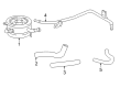 Toyota 4Runner Coolant Reservoir Hose Diagram - 16282-75010