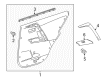 2014 Toyota RAV4 Weather Strip Diagram - 68173-0R030
