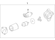 Toyota Starter Motor Diagram - 28100-24160