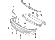 Toyota Avalon Bumper Diagram - 52119-AC900
