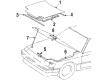 Toyota Camry Hood Hinge Diagram - 53410-32011