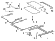 Toyota Matrix Weather Strip Diagram - 63251-02020