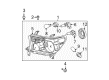 Toyota Tundra Headlight Diagram - 81130-0C070