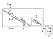 Toyota Rack And Pinion Diagram - 45510-02370