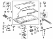 Toyota Sienna Dome Light Diagram - 04005-55208-E0