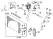 Toyota Prius Prime Coolant Reservoir Hose Diagram - 16261-37240