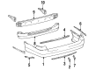 Toyota Camry Bumper Diagram - 52159-06901